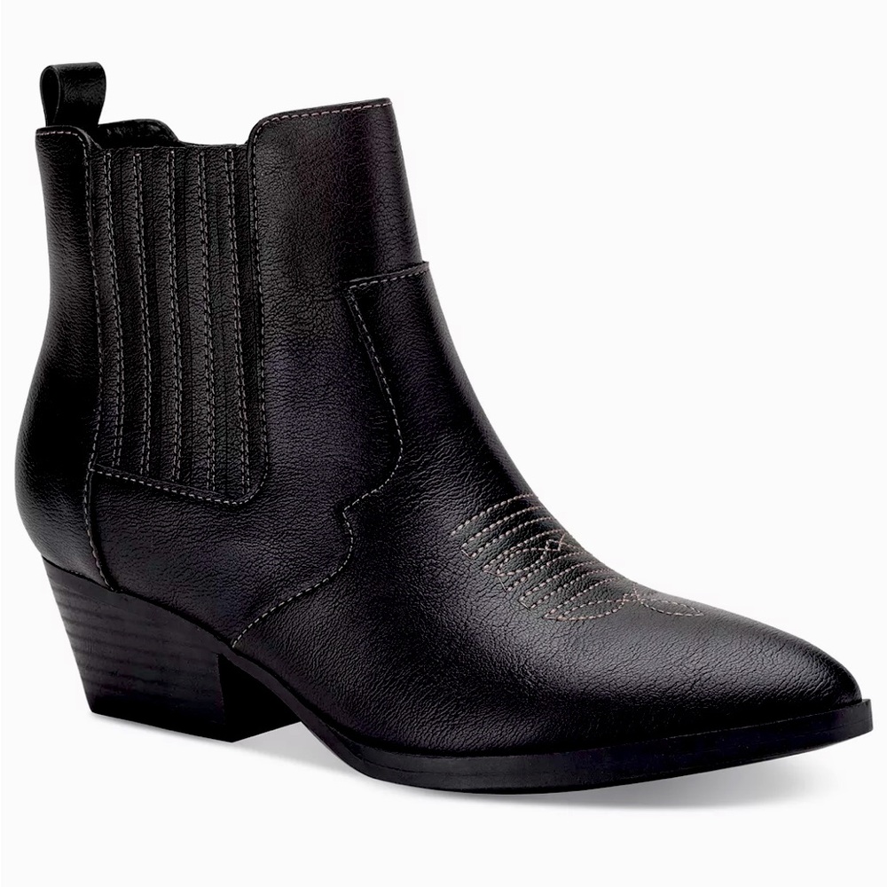 Sun + Stone Grangerr Booties Black Western NEVER WORN